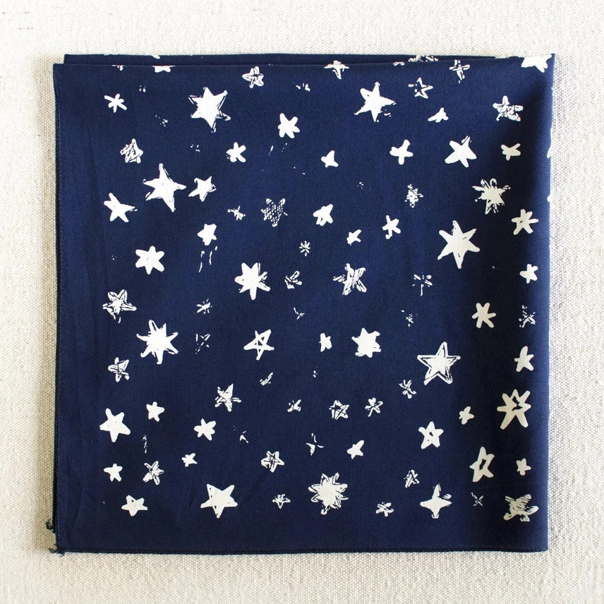 Star Field Bandana - Navy