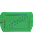 Kusshi Signature Makeup Bag - Kelly Green & Navy