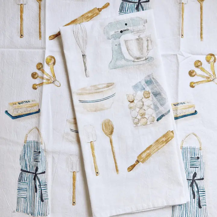 Tea Towel - Baking