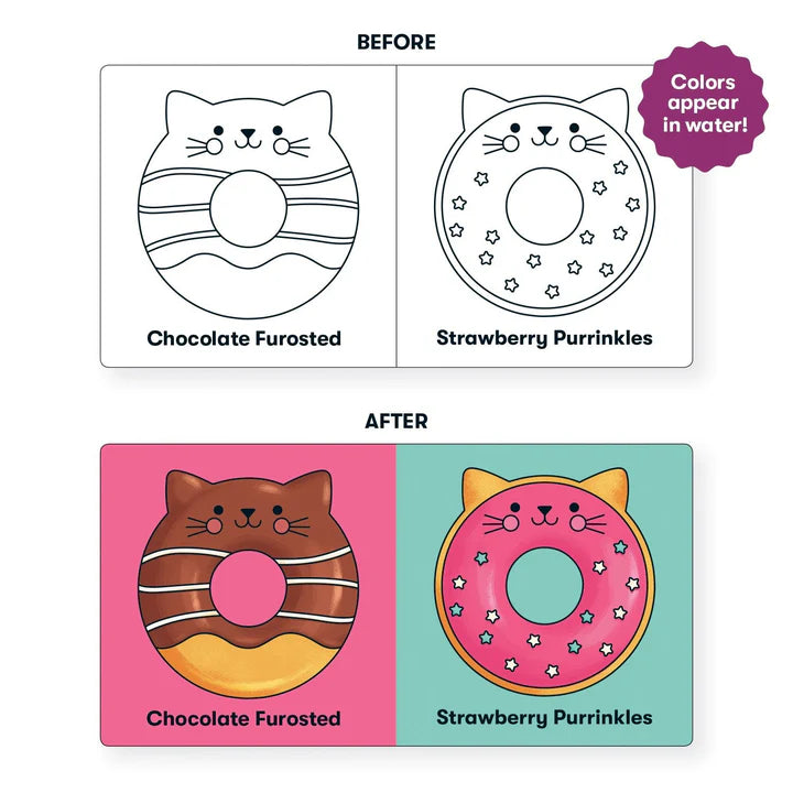 Cat Donuts Bath Book