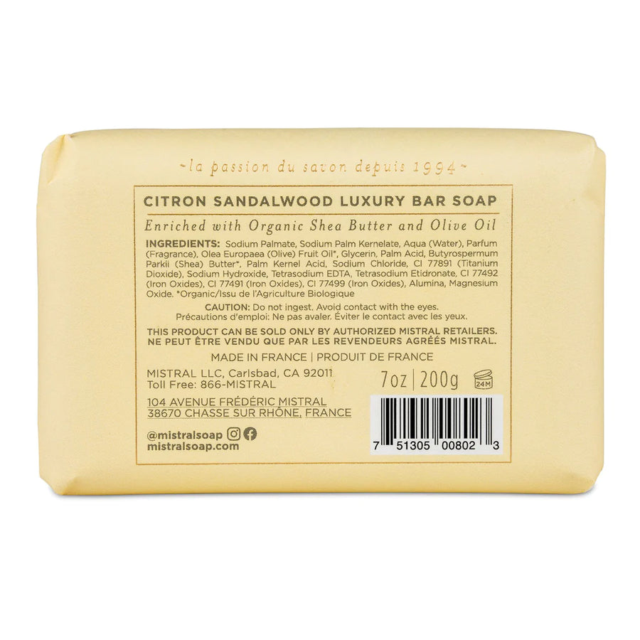 Citron Sandalwood Soap