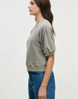 Avis Velour Sweatshirt - Heather Grey