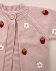 Strawberry Baby Cardigan