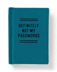 Definitely Not My Passwords Tiny Diary