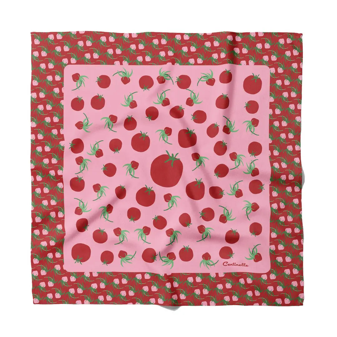 Tomatoes Cotton Silk Bandana
