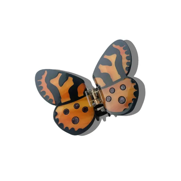 Tiger Moth Claw Clip - Tiger