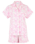Pagoda Pink Shorty Pajama Set