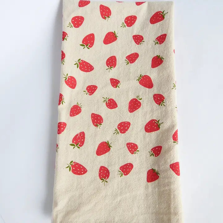 Tea Towel - Strawberry