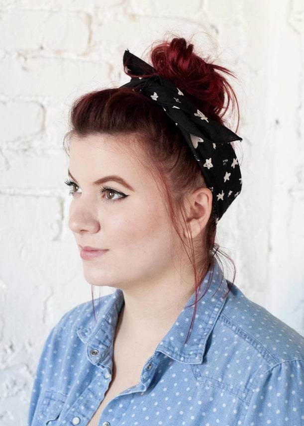 Star Field Bandana - Navy