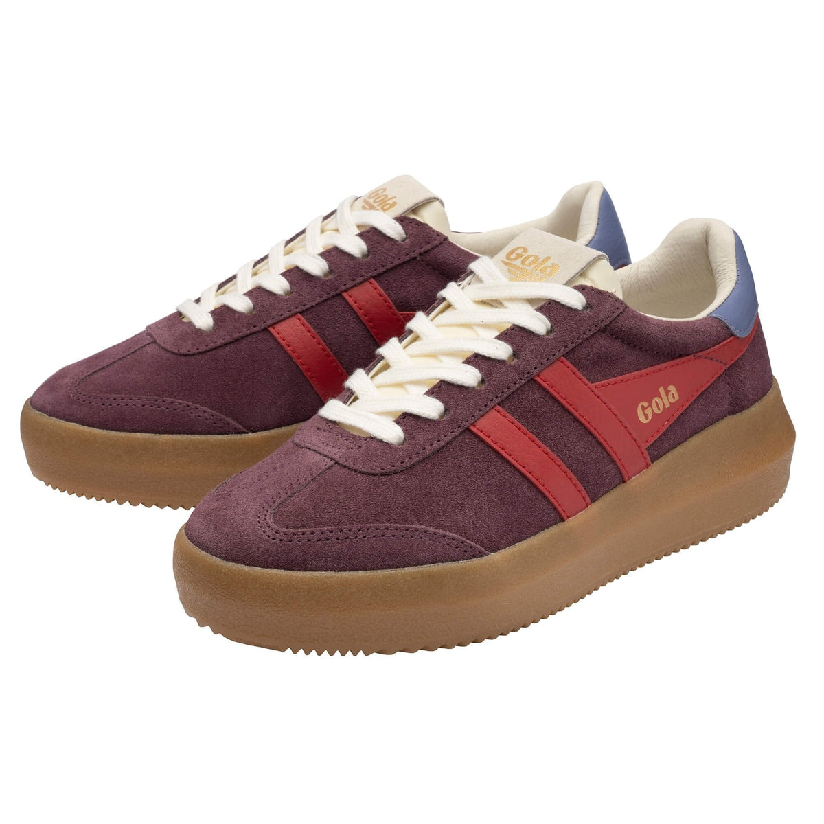 Athena Sneaker - Wine, Red &amp; Lavender