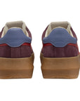 Athena Sneaker - Wine, Red & Lavender