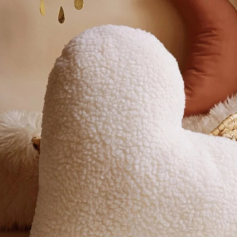 Heart Pillow - Ivory