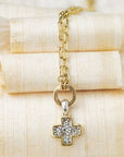 Kristal Life in Balance Cross Charm