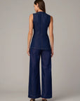 Seamed Denim Tunic
