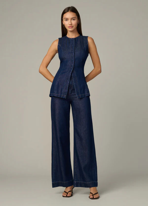 Clean Denim Trouser