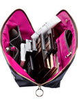 Kusshi Signature Makeup Bag - Navy & Pink