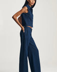 Siena Jean - Dark Linen Denim