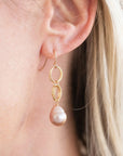 Edison Pearl Solar Earring