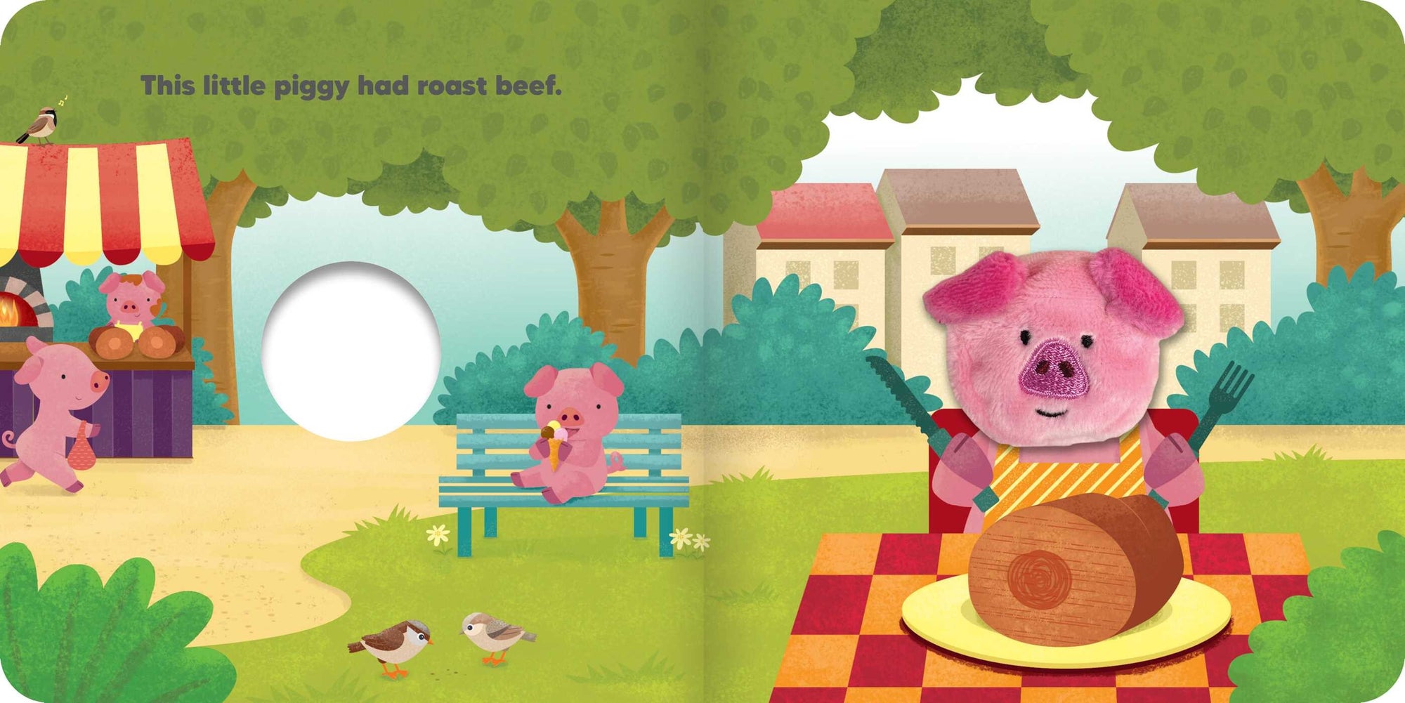 This Little Piggy Finger Puppet Book
