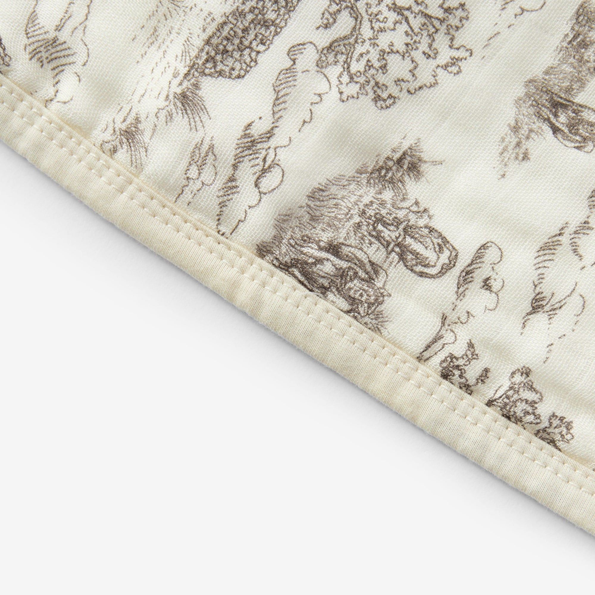Contour Burp Cloth - Country Toile