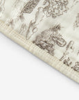 Contour Burp Cloth - Country Toile