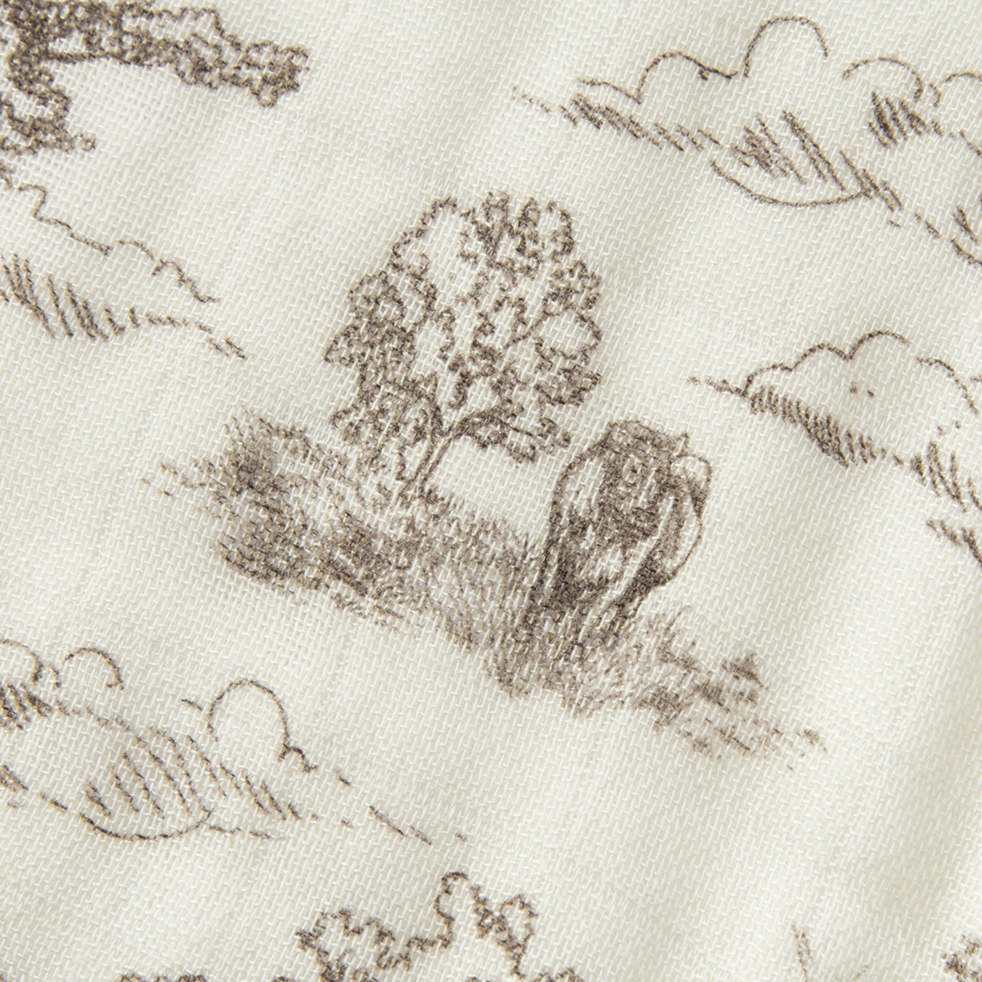 Contour Burp Cloth - Country Toile