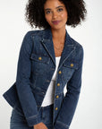 Peplum Denim Jacket - Strasbourg