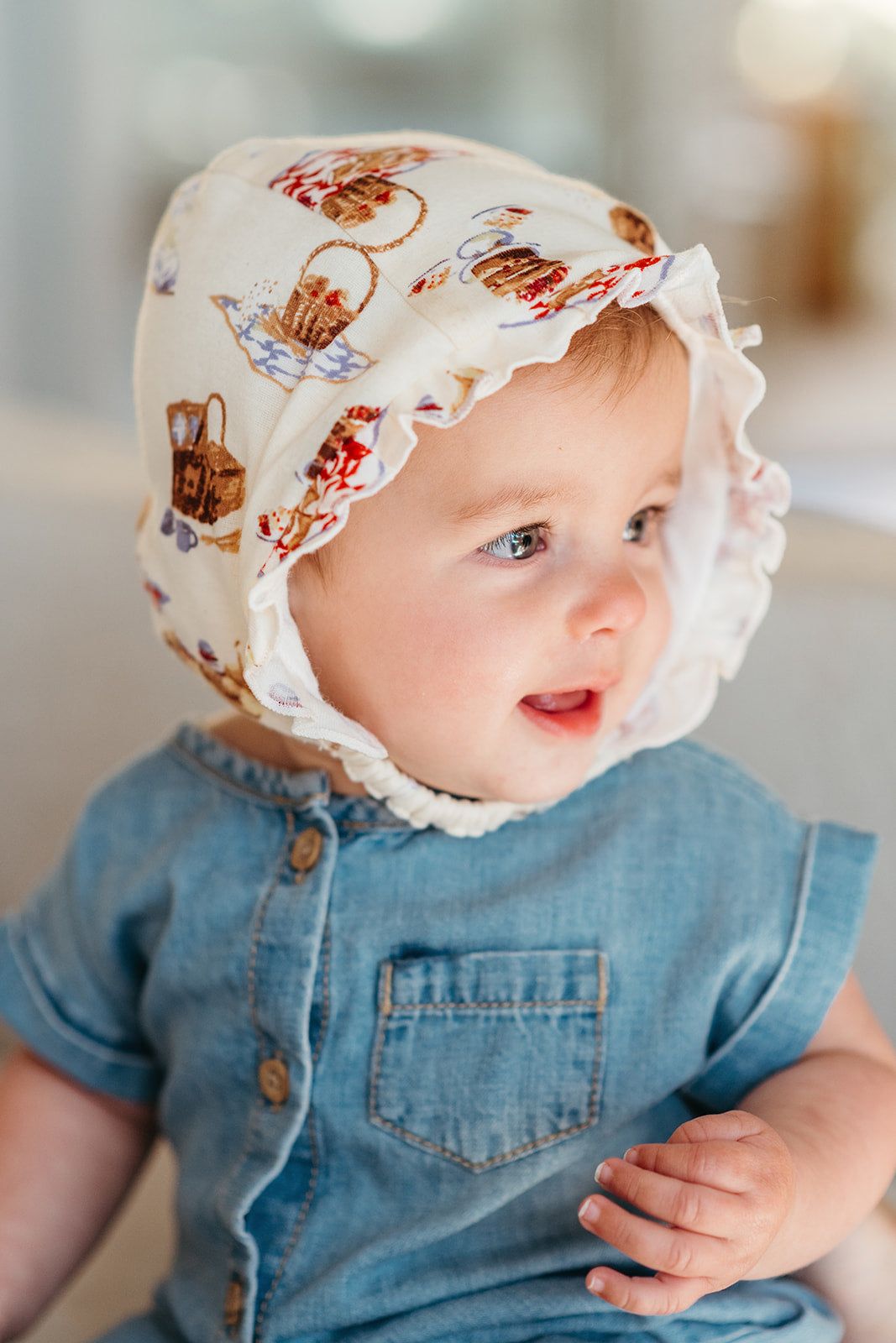Cotton Bonnet - Picnic
