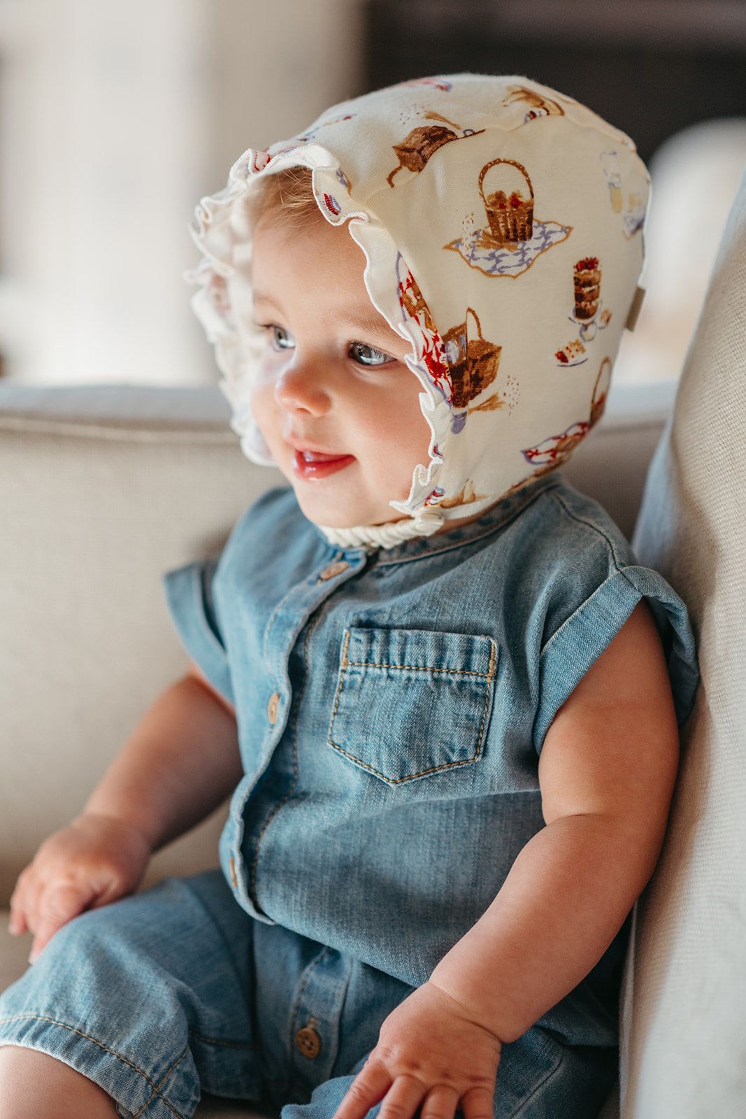 Cotton Bonnet - Picnic