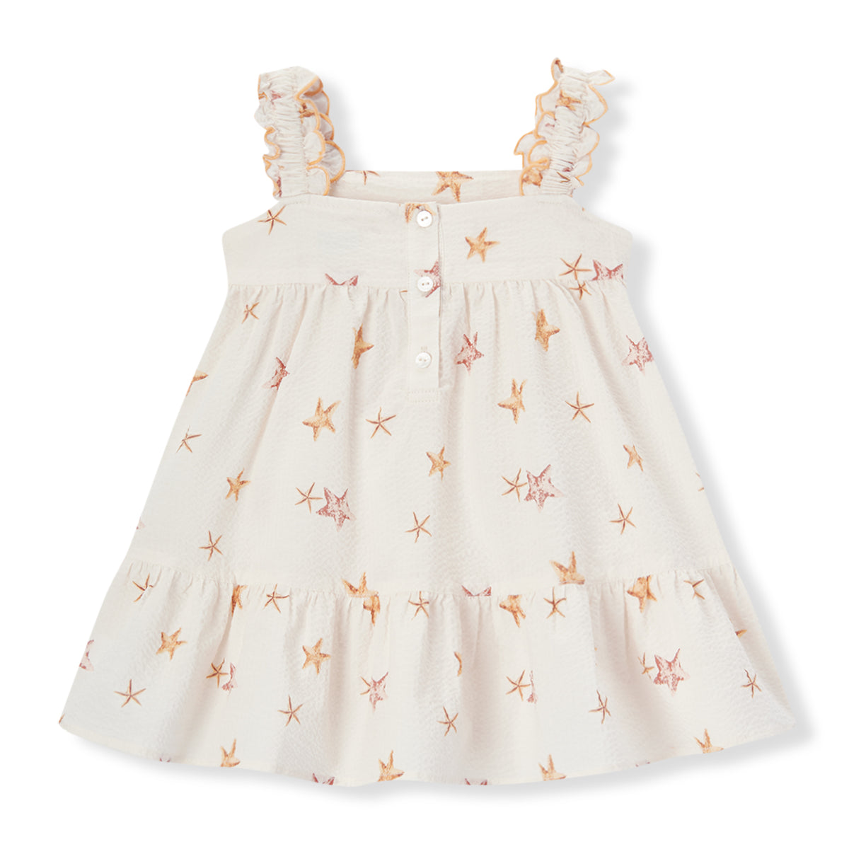 Ruffle Tier Dress - Starfish Dreams
