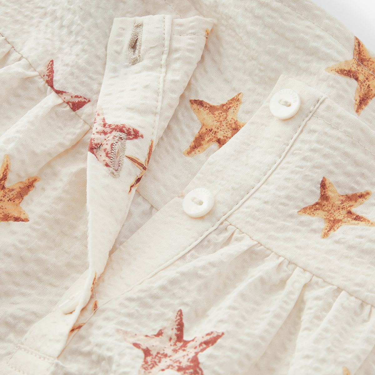 Ruffle Tier Dress - Starfish Dreams