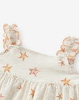 Ruffle Tier Dress - Starfish Dreams