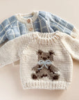 Teddy Bear Sweater - Blue