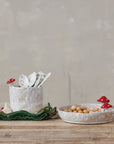 Stoneware Planter - Mushrooms