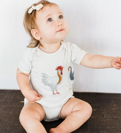 Chicken Applique One Piece