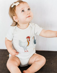 Chicken Applique One Piece